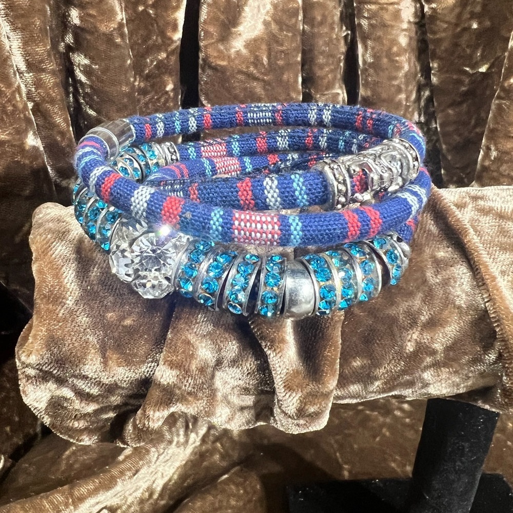 Fabric Wrap with Mix Crystals Spacers fits a 7โ inch Wrist Can Mix and Wraps
โ๏ธ - Picture 7 of 9